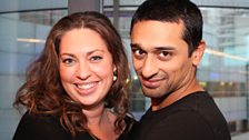 Stephanie Racine and Avin Shah who play Jess and Aki