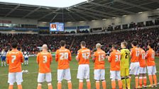 Blackpool pay tribute to 5 live's David Oates