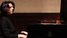 Khatia Buniatishvili rehearses at Wigmore Hall