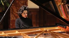 Khatia Buniatishvili rehearses at Wigmore Hall