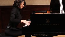 Khatia Buniatishvili rehearses at Wigmore Hall