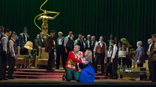 Željko Lucic as Rigoletto and Diana Damrau as Gilda in Verdi's "Rigoletto."