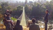 The rope bridge