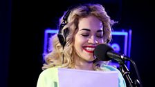 Rita Ora in the Live Lounge