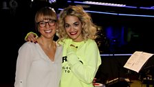 Rita Ora in the Live Lounge