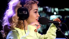 Rita Ora in the Live Lounge