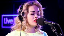 Rita Ora in the Live Lounge