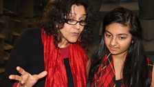 Meera Syal as Indir and Rhea Somaiya, who played Durga