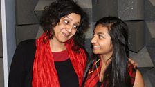 Meera Syal and Rhea Somaiya as Indir and Durga