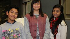 Our wonderful child actors - Adnan Chowdhury, Nuha Fabiha Sultana and Rhea Somaiya