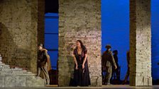 A scene from Bizet's "Carmen" with Anita Rachvelishvili as the title character.