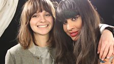 Gabrielle Aplin and Jameela Jamil