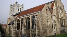 Waltham Abbey where choral composer Thomas Tallis was organist, taken by Ray (Walthamstow)