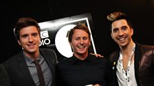 Greg, Russell Kane and Ben Howard