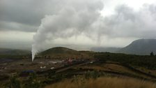 Steaming well head at Menengai Crater