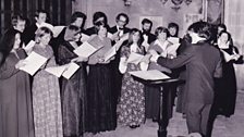 Tallis Scholars concert. Magdalen College, Oxford, 1977