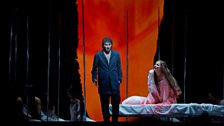 Jonas Kaufmann as the title character and Katarina Dalayman as Kundry in Wagner's "Parsifal."