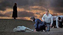 Jonas Kaufmann as the title character and René Pape as Gurnemanz in Wagner's "Parsifal."