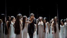 Jonas Kaufmann (centre) as the title character of Wagner's "Parsifal."