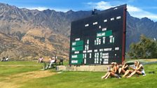 Scoreboard at Queenstown