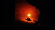 The kerosene lamp