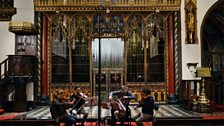 Signum Quartet recording at St. Paul's church, Knightsbridge