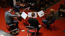 Signum Quartet recording at St. Paul's church, Knightsbridge