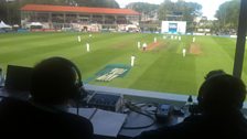 The view from the TMS commentary box