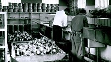 Washing Dishes in Robben Island Prison Kitchen