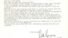 Dirk Bogarde Letter