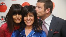 Dermot O'Smoochy with Emma Freud