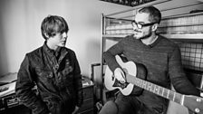 Jake Bugg and Zane Lowe at home