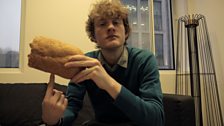 James on balancing Tiger bread like a basketball