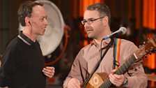 Steve Lamacq chats to Steve Mason at Maida Vale