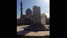 Returning to Iraq: Remains of the Saddam Husein statue