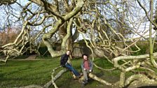 Robert MacFarlane and Matthew Oates in Cambridge