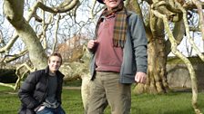 Robert MacFarlane and Matthew Oates in Cambridge