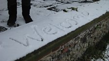 A warm welcome on a cold day