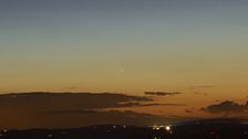 Comet PANSTARRS from Beeley Moor in Derbyshire