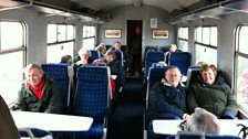 Passengers on "Melvyn's memory Express"