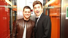 Michael Buble co-hosts with Greg