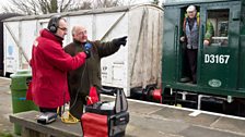 Melvyn chats to Gordon Newton