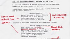 Understanding PDS - Doctor Shepherd's shooting script