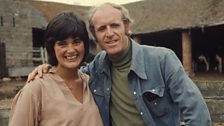 Pat and Tony Archer at Bridge Farm in 1975