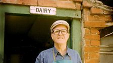 Tony at the Bridge Farm dairy, 1998