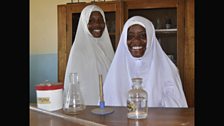 The next generation of scientists. These girls are from Tanga in the north of Tanzania. Credit: Penny Dale