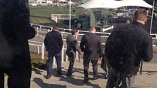 Grand National: Punters arrive