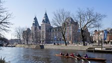 The newly renovated Rijksmuseum houses the largest collection of Dutch artwork, including masterpieces by Johannes Vermeer