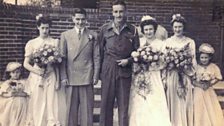 Lionel Wood's wedding in 1945