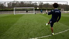 Grimmy trains with Tottenham!